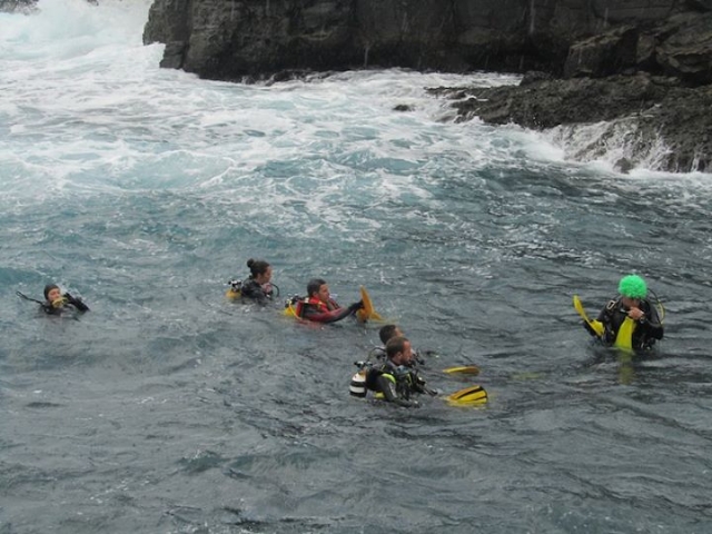  prêt pour la plongée 